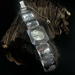 Retired Iconic SILPADA Hammered Square Link 925 Sterling Silver Watch Silpada | Accessories | Retired Iconic Silpada Hammered  main image 4